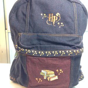 Harry Potter denim spell book back pack